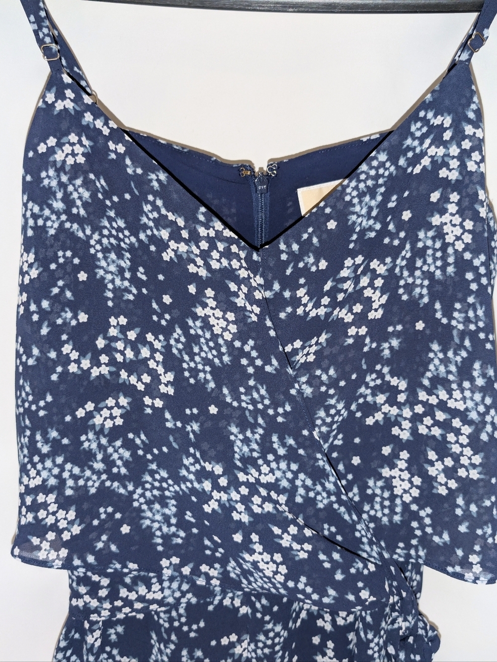 MICHAEL Michael Kors Navy and White Floral Jumpsuit - Picture 2 of 7